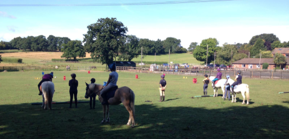 Family Riding in New Forest